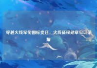 穿越火线军衔图标变迁，火线征程勋章见证荣耀