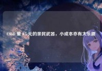 CSGO 里 0.5 元的亲民武器，小成本亦有大乐趣