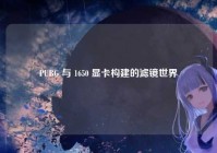 PUBG 与 1650 显卡构建的滤镜世界