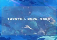 王者荣耀之妲己，掌控战局，爽感爆棚