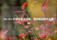 NBA 2K13 控制器翻译指南，带你畅玩游戏无阻碍