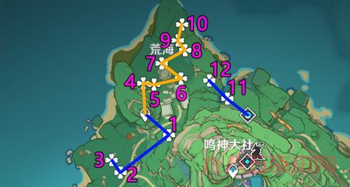 绯樱绣球位置推荐：稻妻地区最优采集路线