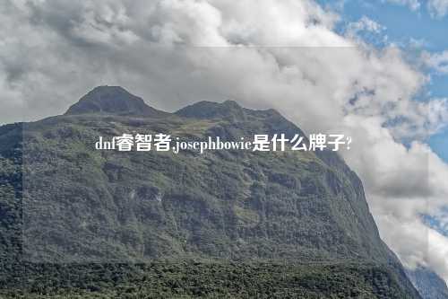 dnf睿智者,josephbowie是什么牌子?