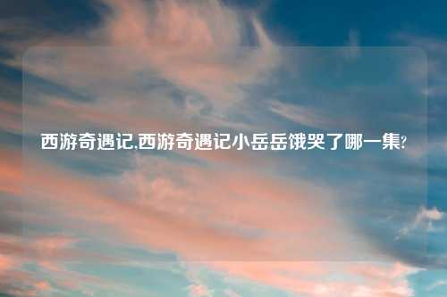 西游奇遇记,西游奇遇记小岳岳饿哭了哪一集?