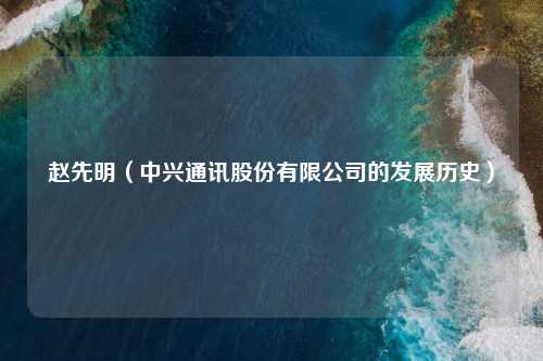 赵先明（中兴通讯股份有限公司的发展历史）