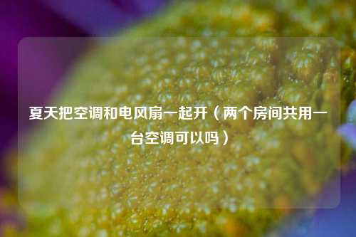 夏天把空调和电风扇一起开（两个房间共用一台空调可以吗）