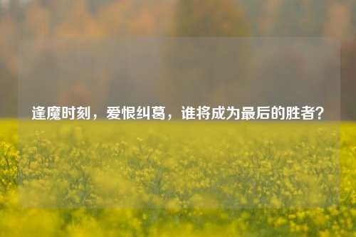 逢魔时刻，爱恨纠葛，谁将成为最后的胜者？