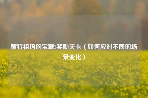 蒙特祖玛的宝藏3奖励关卡（如何应对不同的场景变化）