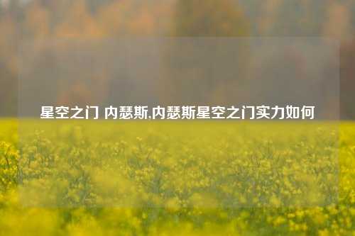 星空之门 内瑟斯,内瑟斯星空之门实力如何