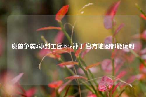 魔兽争霸3冰封王座124e补丁,官方地图都能玩吗