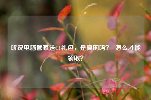 听说电脑管家送CF礼包，是真的吗？  怎么才能领取？