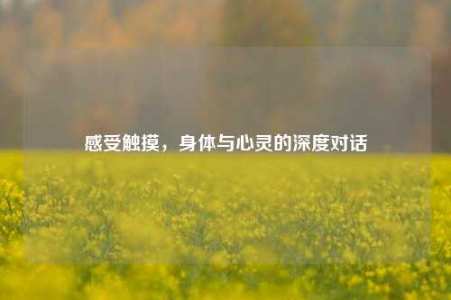 感受触摸，身体与心灵的深度对话