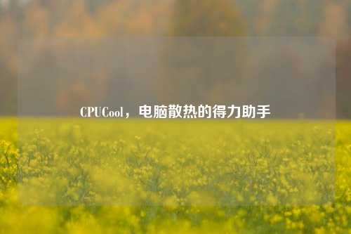 CPUCool，电脑散热的得力助手