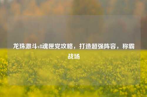 龙珠激斗v8魂匣党攻略，打造超强阵容，称霸战场