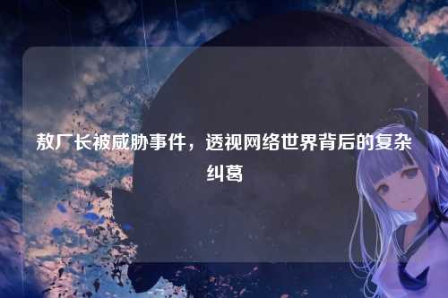 敖厂长被威胁事件，透视网络世界背后的复杂纠葛