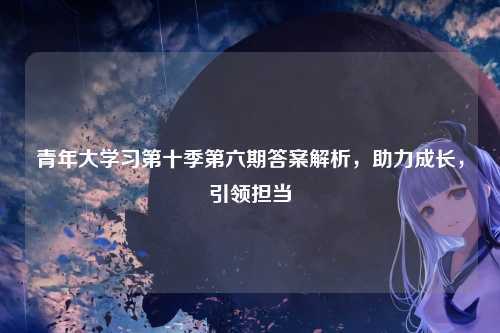 青年大学习第十季第六期答案解析，助力成长，引领担当