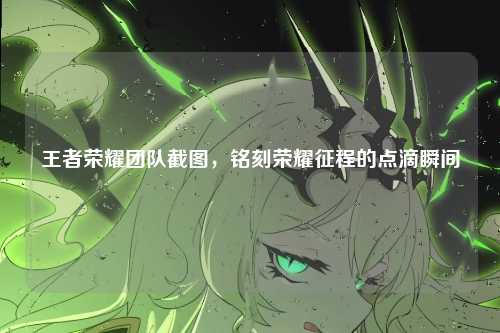 王者荣耀团队截图，铭刻荣耀征程的点滴瞬间