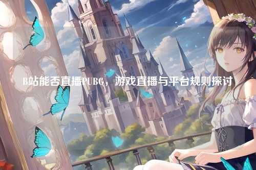 B站能否直播PUBG，游戏直播与平台规则探讨
